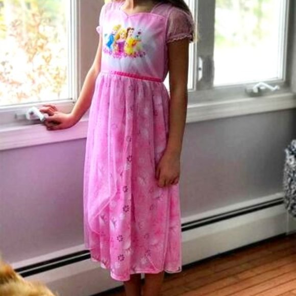 Disney Princess Beauty & the Beast Cinderella fantasy dress nightgown size 8